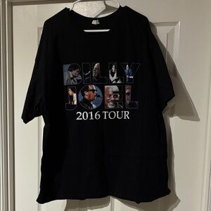 Black Billy Joel 2016 Tour T-Shirt XXL